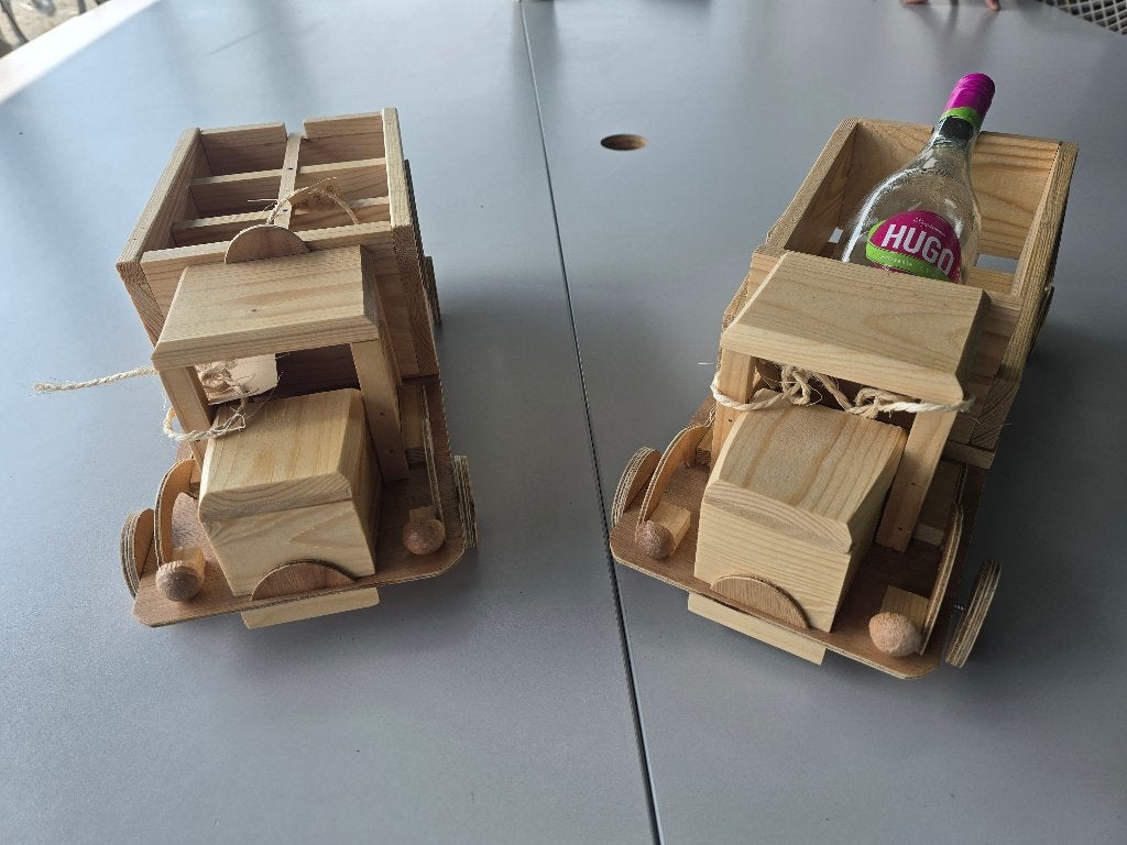 Houten Bierwagen en wijnwagen, Ophalen, Nieuw, Pack&Zo, Minder dan 5 flessen