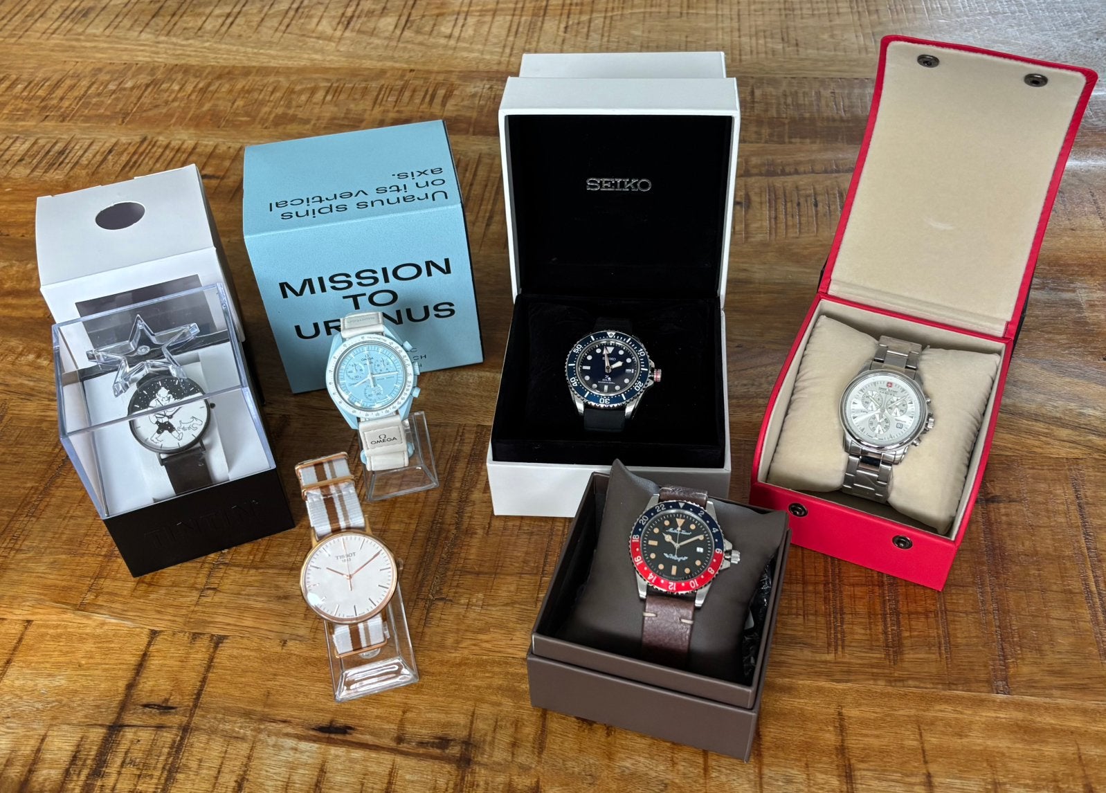 Horloge collectie, Ophalen of Verzenden, Zo goed als nieuw, Staal, Overige merken