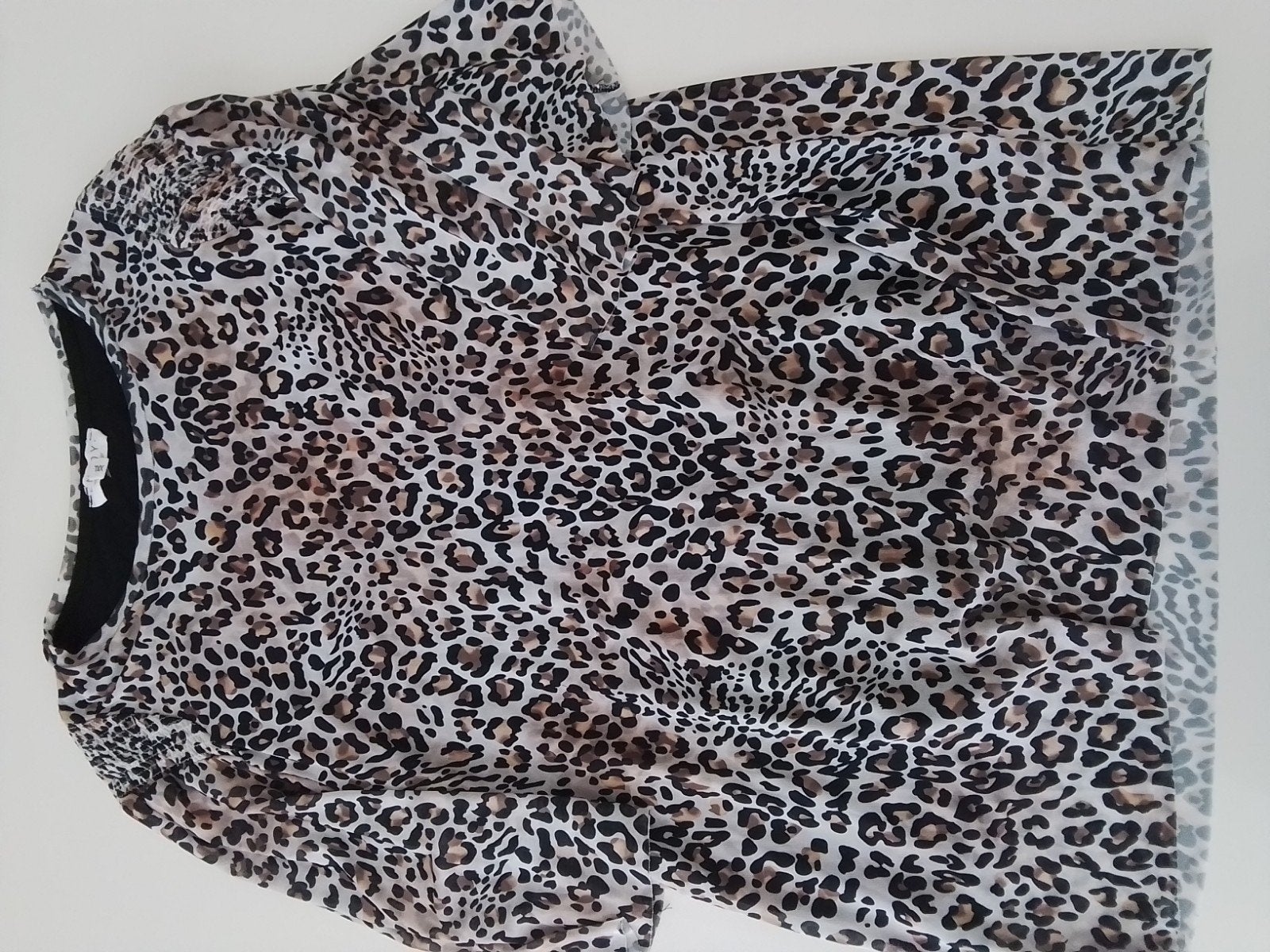 Enjoy Leopard Print Shirt Maat XXL, Kleding | Dames, Meerkleurig, Maat 42/44 (L), Enjoy, Ophalen of Verzenden