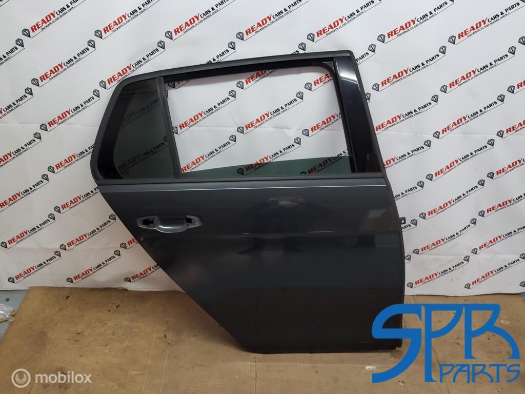 GOLF 7 LA9W RECHTSACHTER DEUR RECHTS Achterdeur CARBON STEEL, Gebruikt, Achter, Ophalen of Verzenden, Volkswagen
