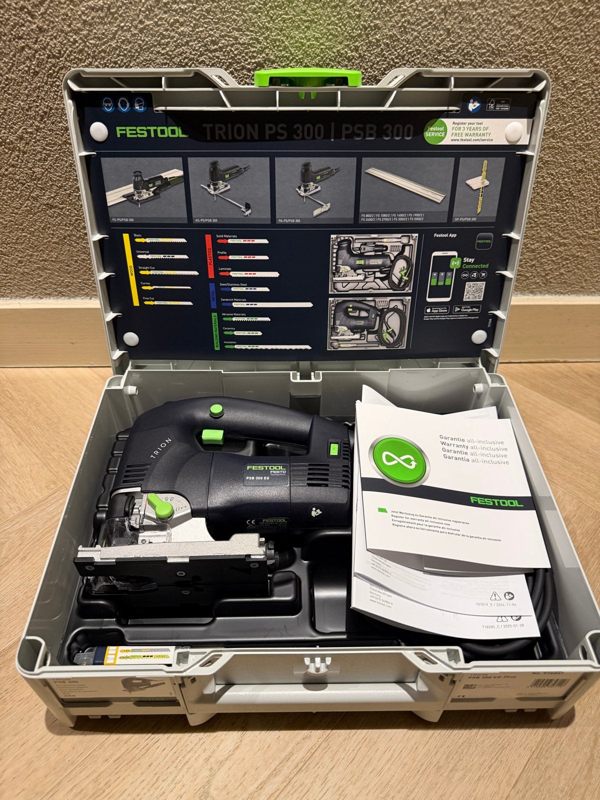 Nieuwe Festool Trion PSB 300 EQ-Plus Decoupeerzaag, Doe-het-zelf en Verbouw, Ophalen of Verzenden, Nieuw, Decoupeerzaag