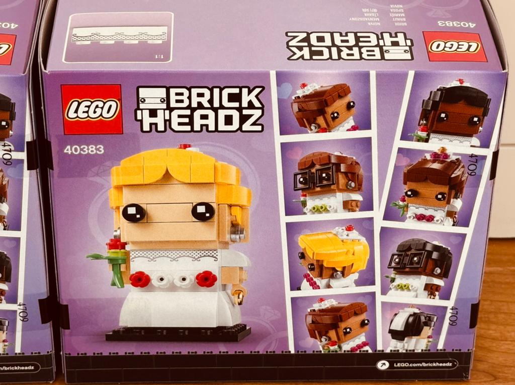 Lego bruiloft 40383 Bruid (nieuw), Ophalen, BrickHeadz, Lego, Nieuw