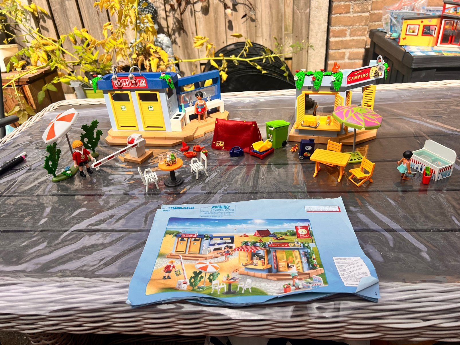De camping playmobil, Ophalen, Complete set, Family fun, Zo goed als nieuw