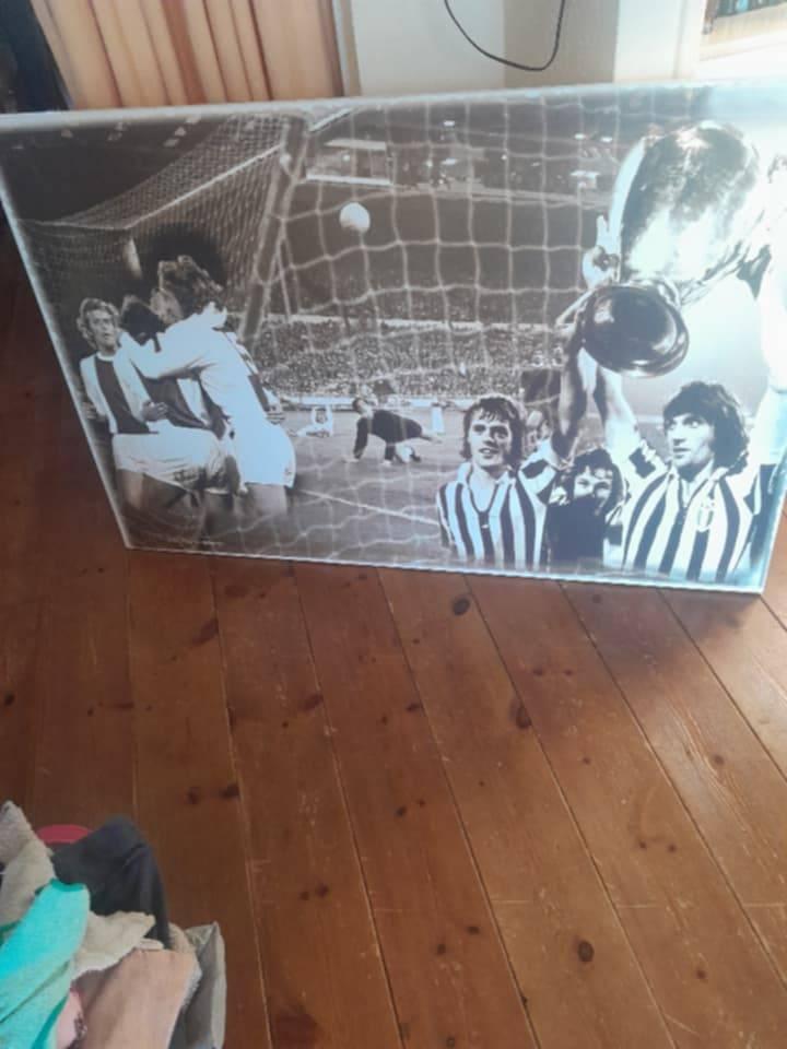 Grote Ajax foto in lijst, Ophalen, Gebruikt, Ajax, Overige typen