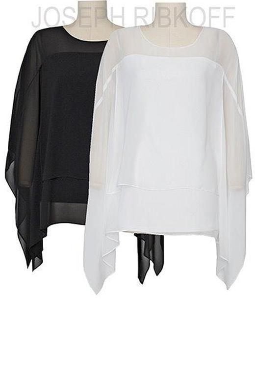Joseph Ribkoff chique apart tuniek/jurk mt 38, Maat 38/40 (M), Verzenden, ., Wit