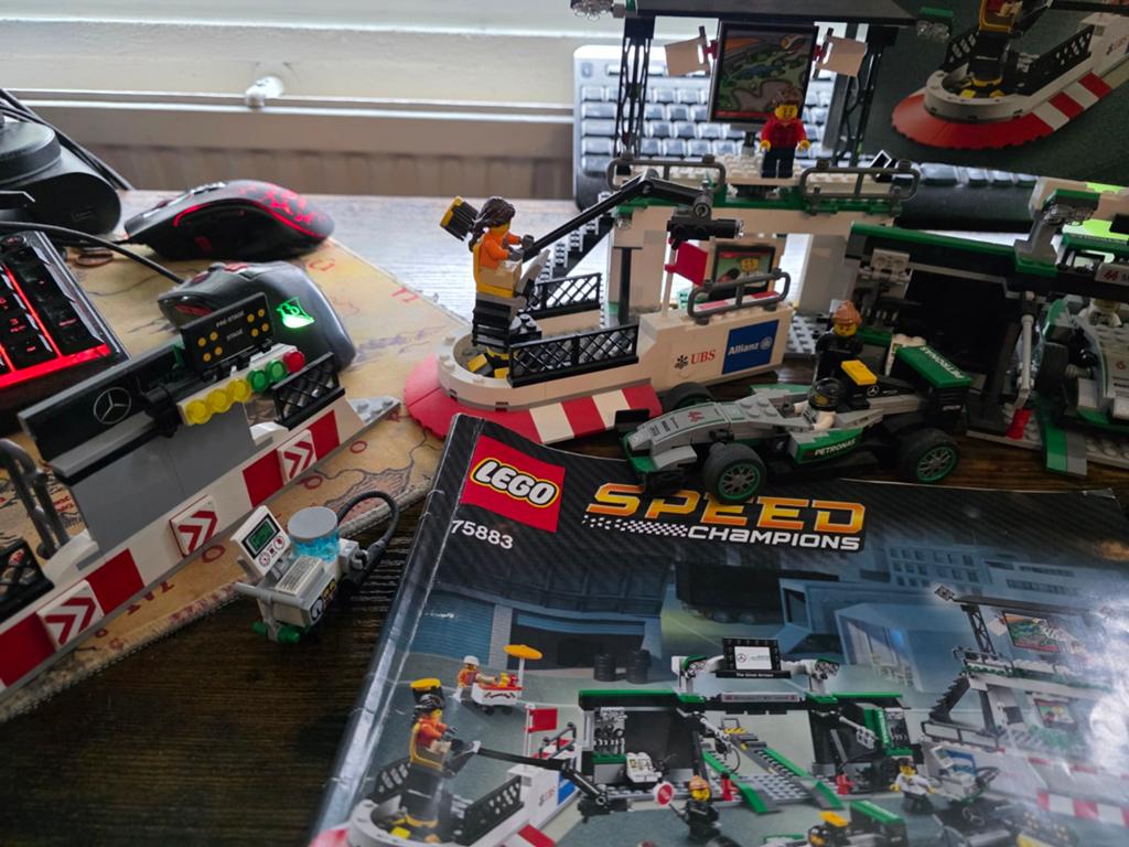 LEGO Speed Champions 75883 Mercedes AMG Petronas F1 Team, Lego, Zo goed als nieuw, Speed Champions, Ophalen of Verzenden
