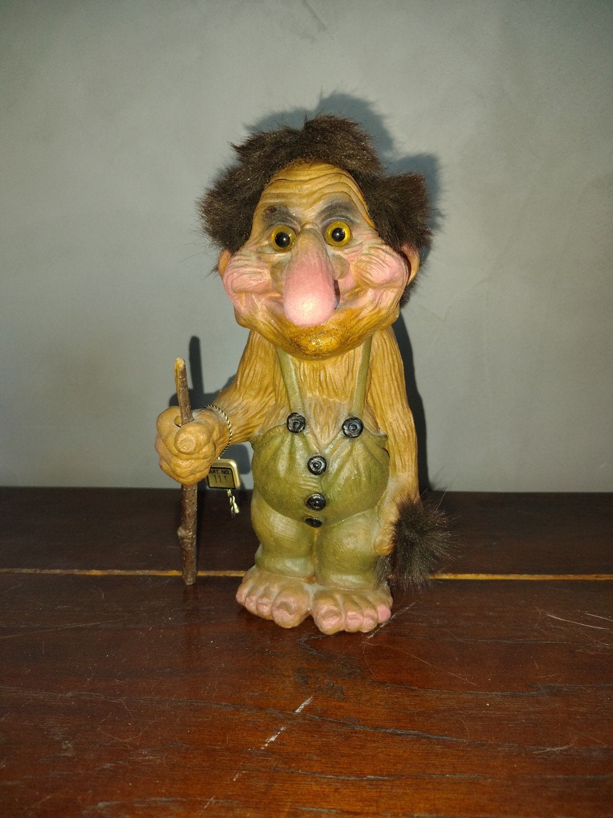 Vintage Ny Form Troll Figuur - Made in Norway, Ophalen of Verzenden, Zo goed als nieuw, Fantasy