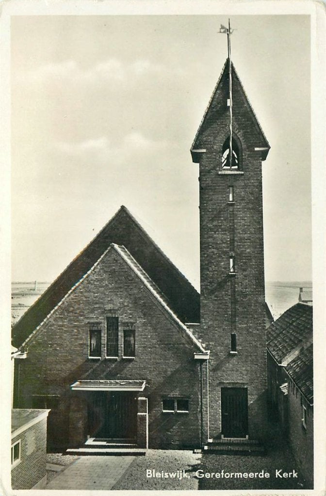 702-066-041 Bleiswijk Geref Kerk, Verzamelen, Ansichtkaarten | Nederland, Verzenden, Voor 1920, Zuid-Holland