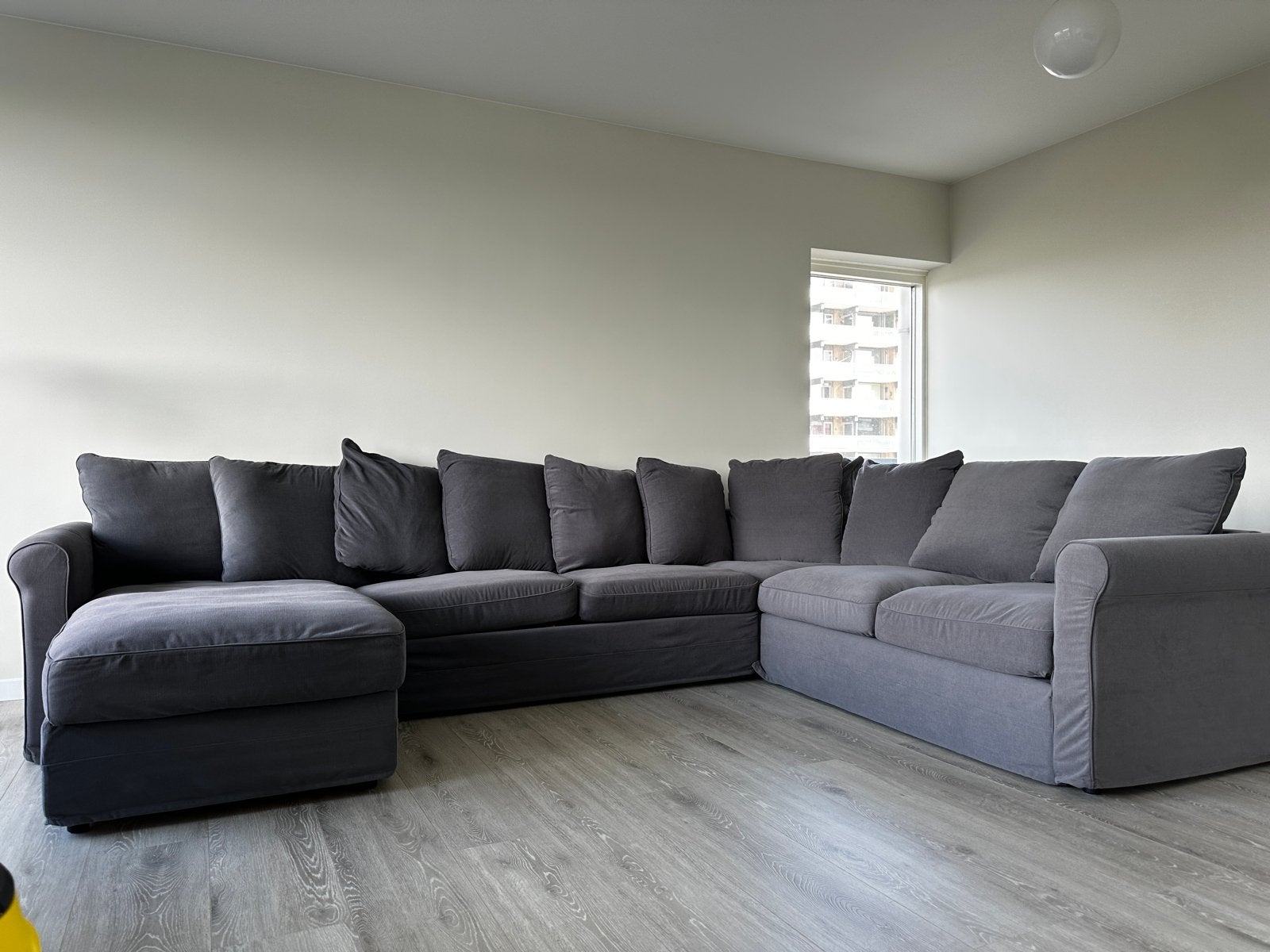 Nette uitklapbare zitbank, bouwjaar 2022), 267x200cm, Huis en Inrichting, 250 tot 300 cm, Gebruikt, Hoekbank, Ophalen of Verzenden