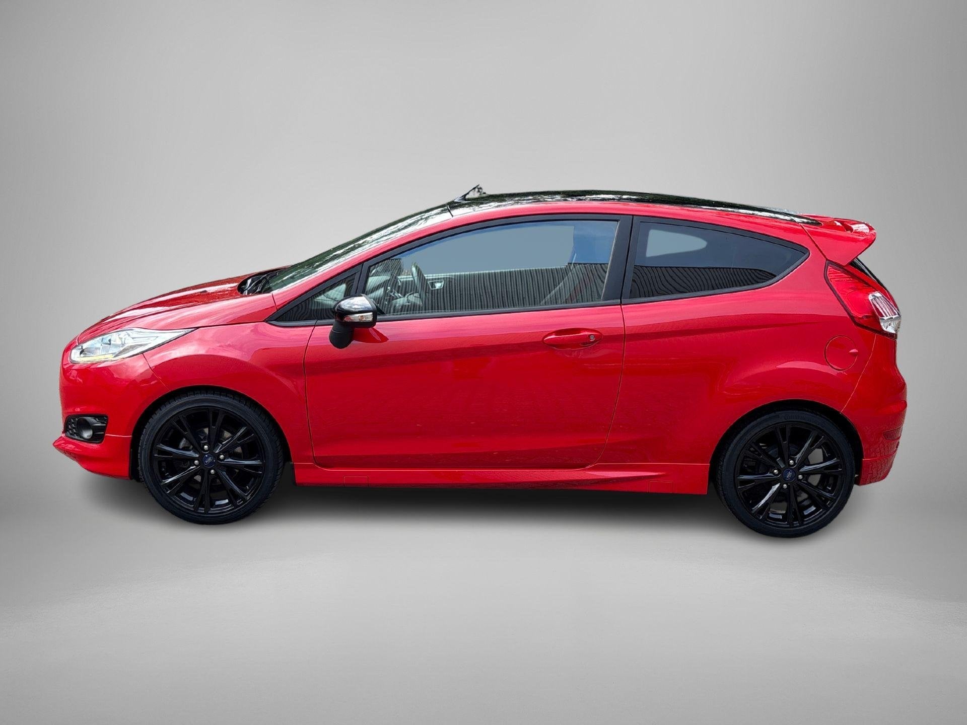 Ford Fiesta 1.0 EcoBoost Red Edition airco | cruise control, Voorwielaandrijving, 12 maanden, Stof, Euro 6