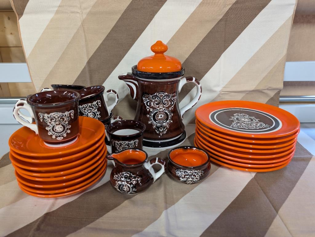 SMF Schramberg koffieservies 8 persoons, Ophalen of Verzenden