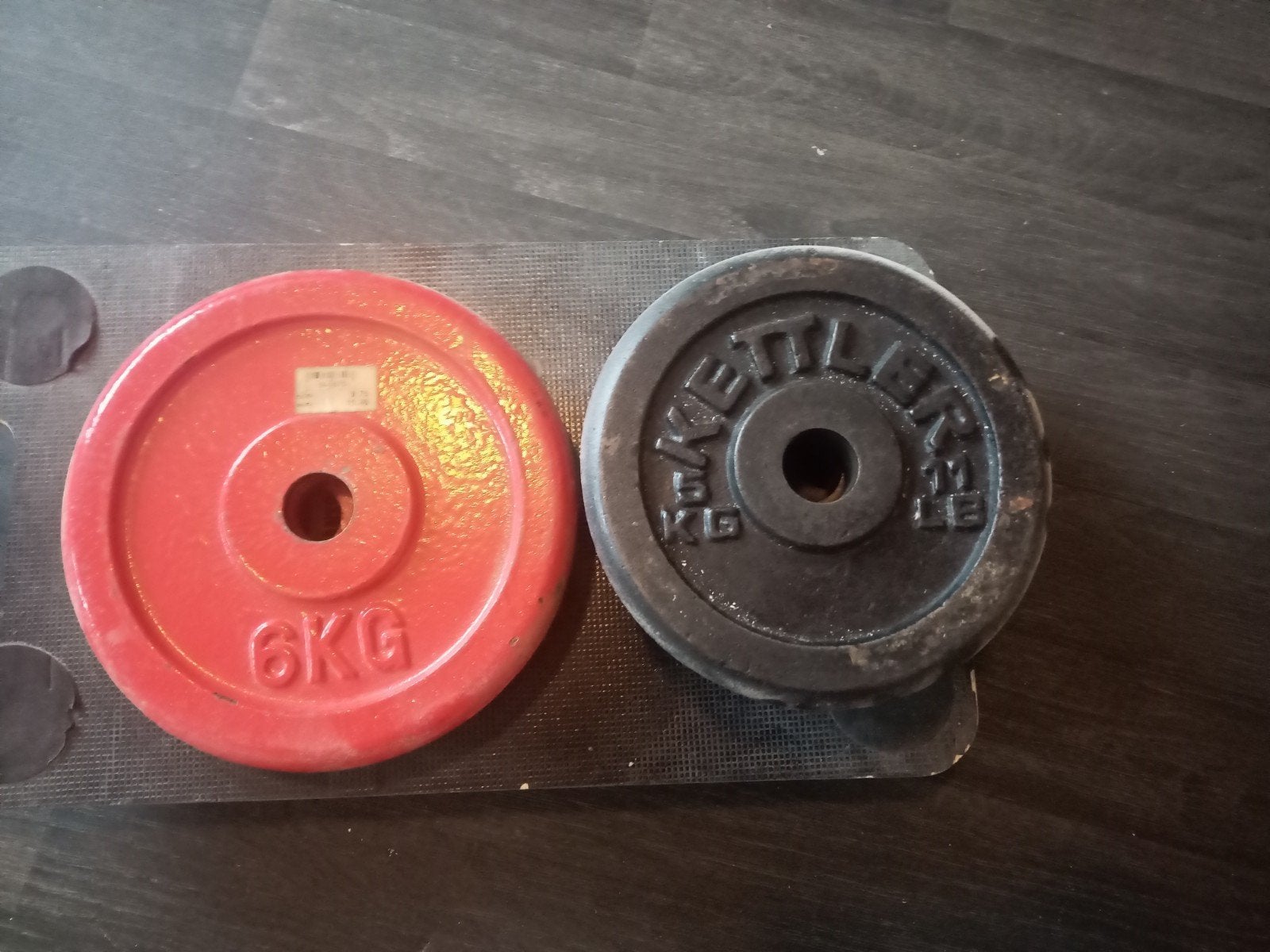 Dumbbell gewichten, Ophalen