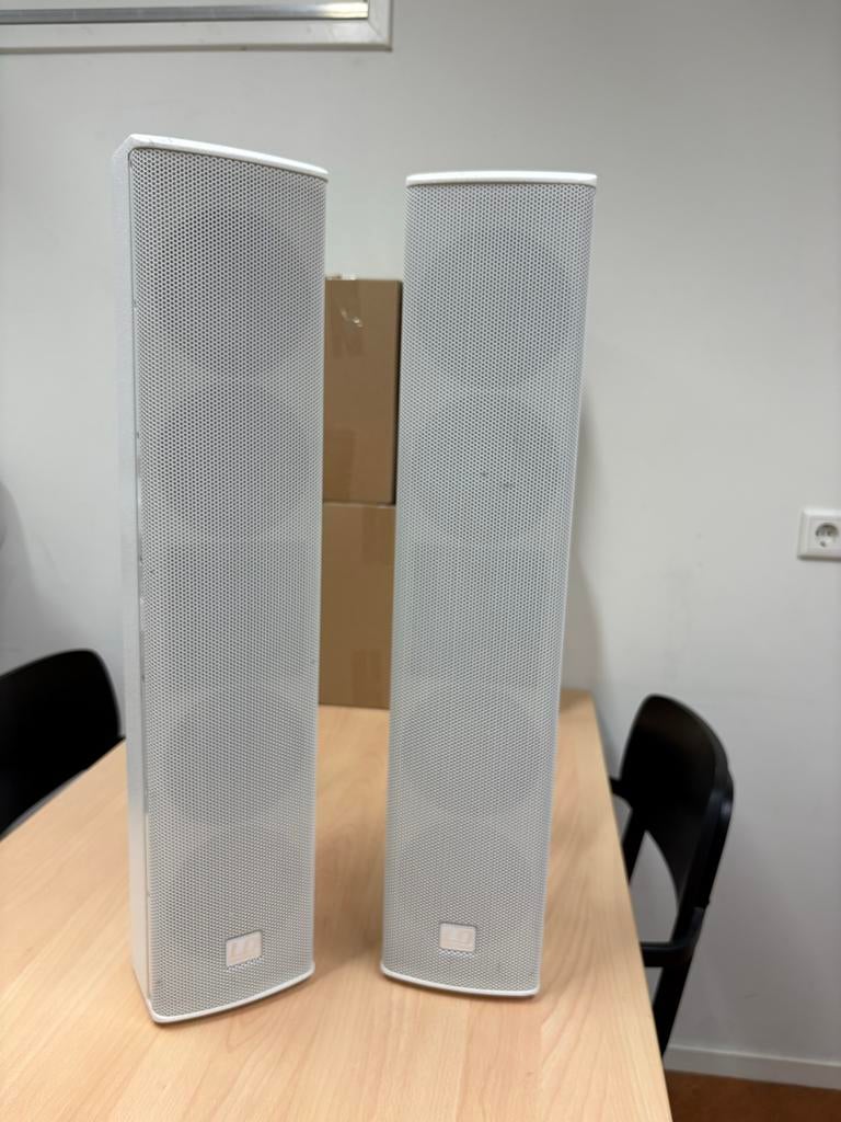 LD Systems SAT442 G2 W Luidspreker - Wit, Compact & Krachtig, Gebruikt, 60 tot 120 watt, Front, Rear of Stereo speakers, Ophalen