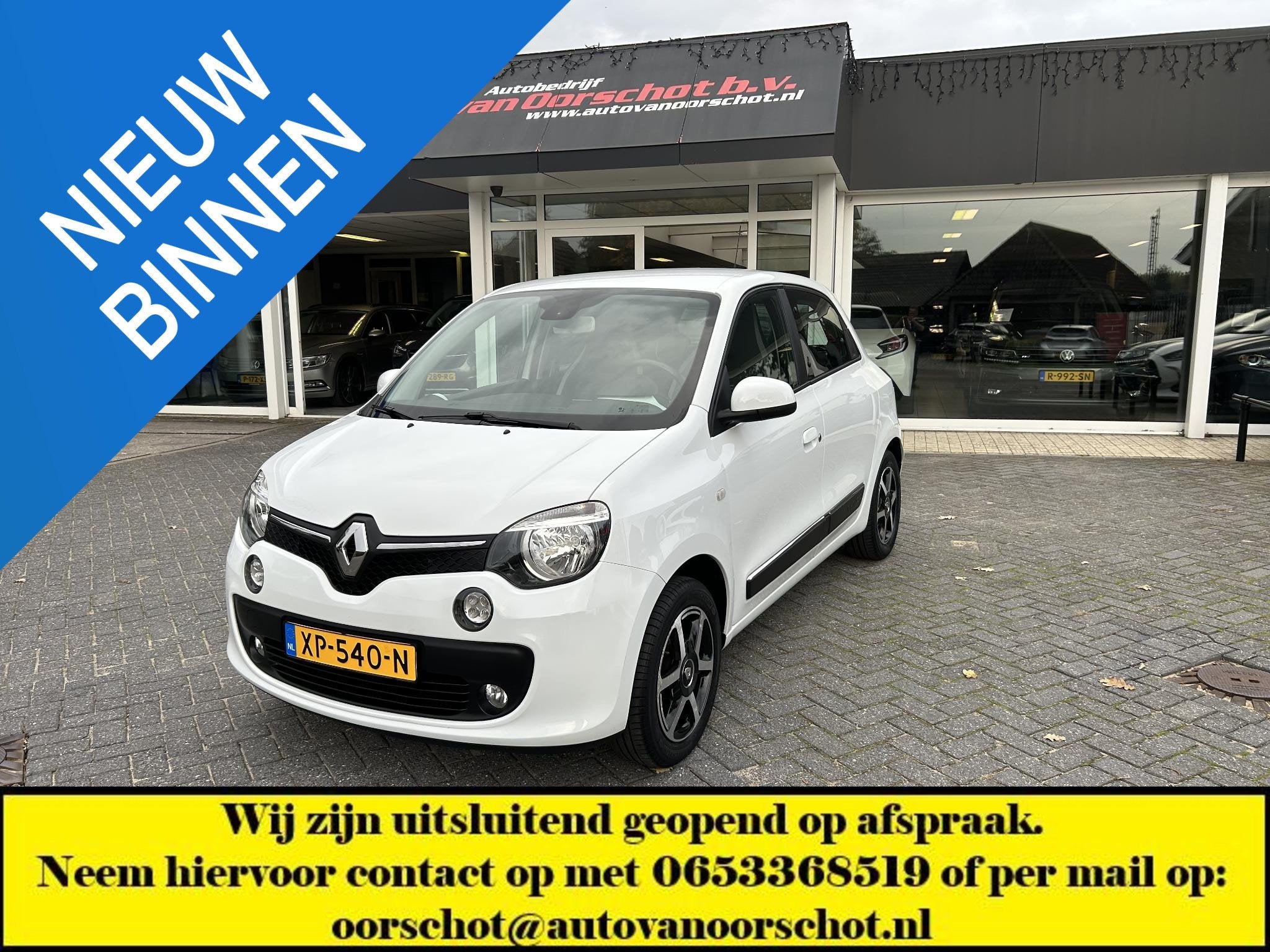 Renault Twingo 0.9 TCe Intens, Auto's, Gebruikt, 4 stoelen, Wit, 3 cilinders