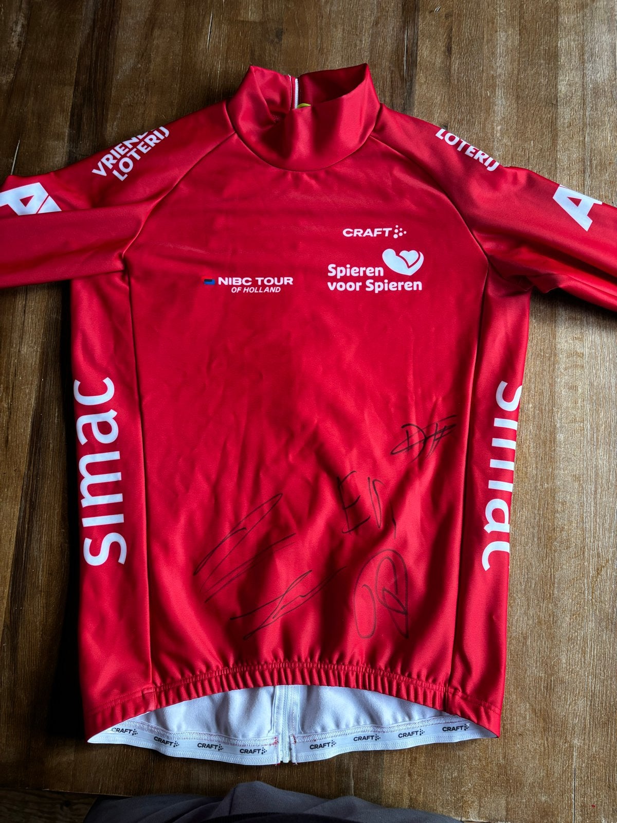 Gesigneerd Tour of Holland Craft Wielershirt - Maat L, Fietsen en Brommers, Fietsaccessoires | Fietskleding, Ophalen, Heren, Nieuw