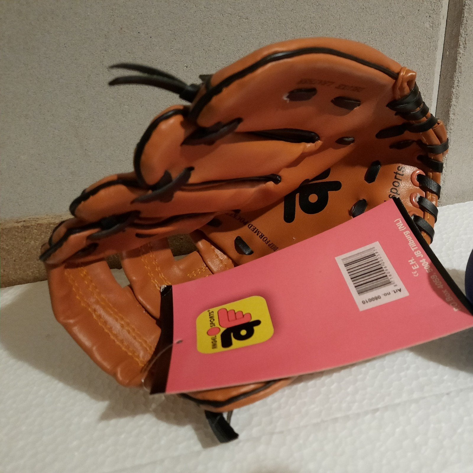 kinder hankbal handschoen +honkbal, Sport en Fitness, Ophalen of Verzenden, Nieuw, Honkbal, Handschoen