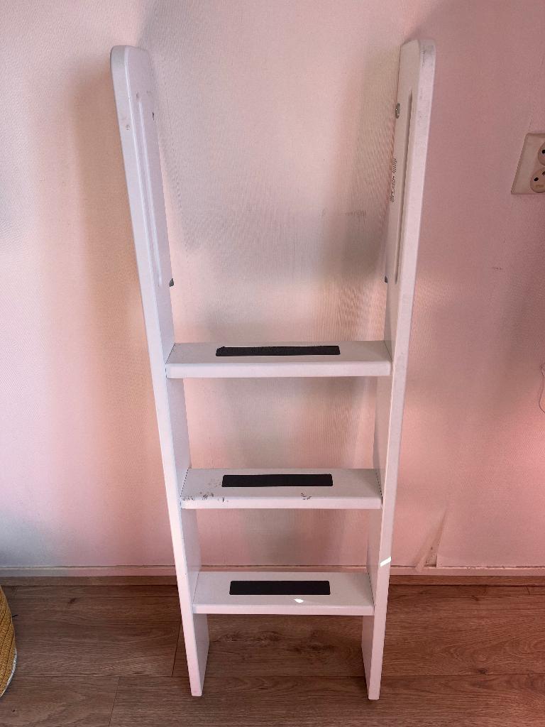 Flexa ladder + poten + veiligheidsrek (voor halfhoogslaper), Ophalen, 85 tot 100 cm, Gebruikt, Hoogslaper of Stapelbed