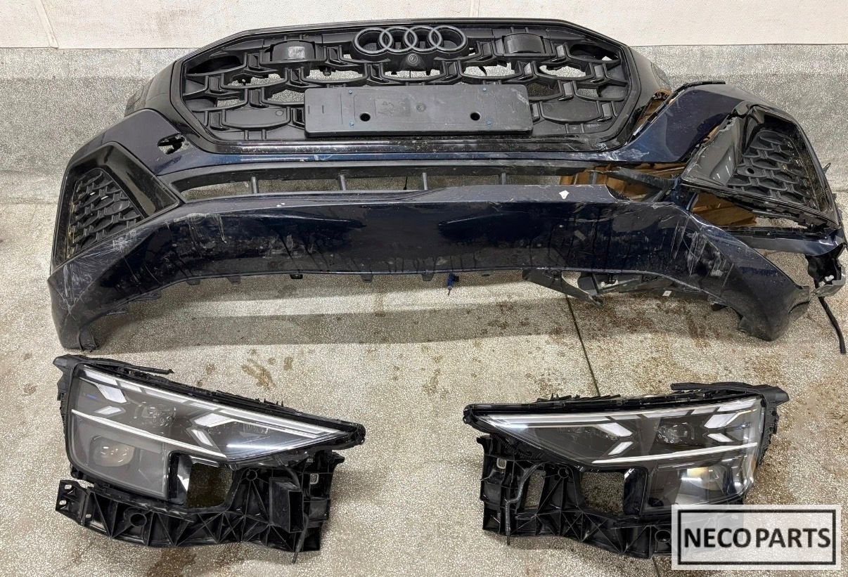 AUDI Q8 4M8 FACELIFT S LINE VOORKOP BUMPER MOTORKAP SCHERM, Gebruikt, -, Achter, -