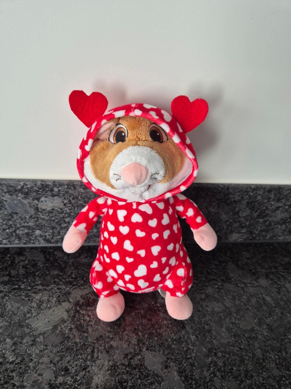 Albert Heijn - Knuffel Hamster Valentijn hartjes, Ophalen of Verzenden, Zo goed als nieuw, Overige typen