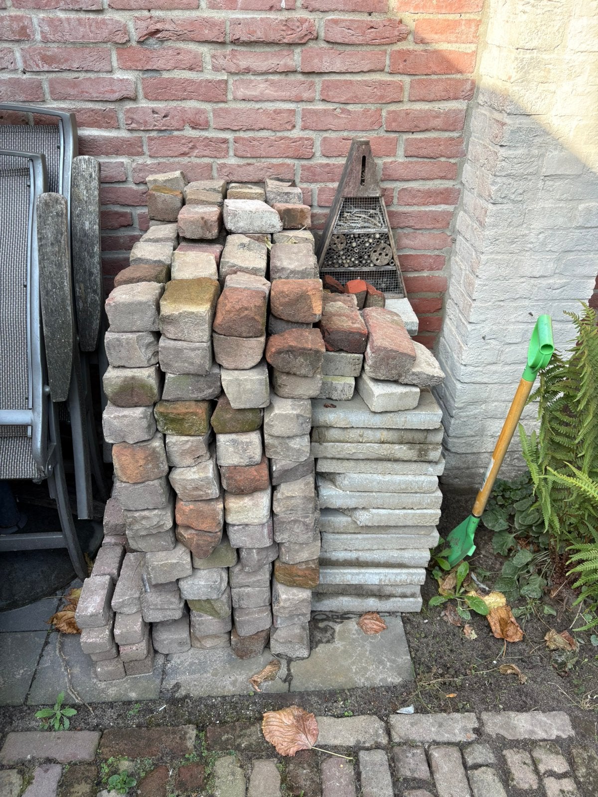 Restje bakstenen, Ophalen, Gebruikt, Beton, Klinkers