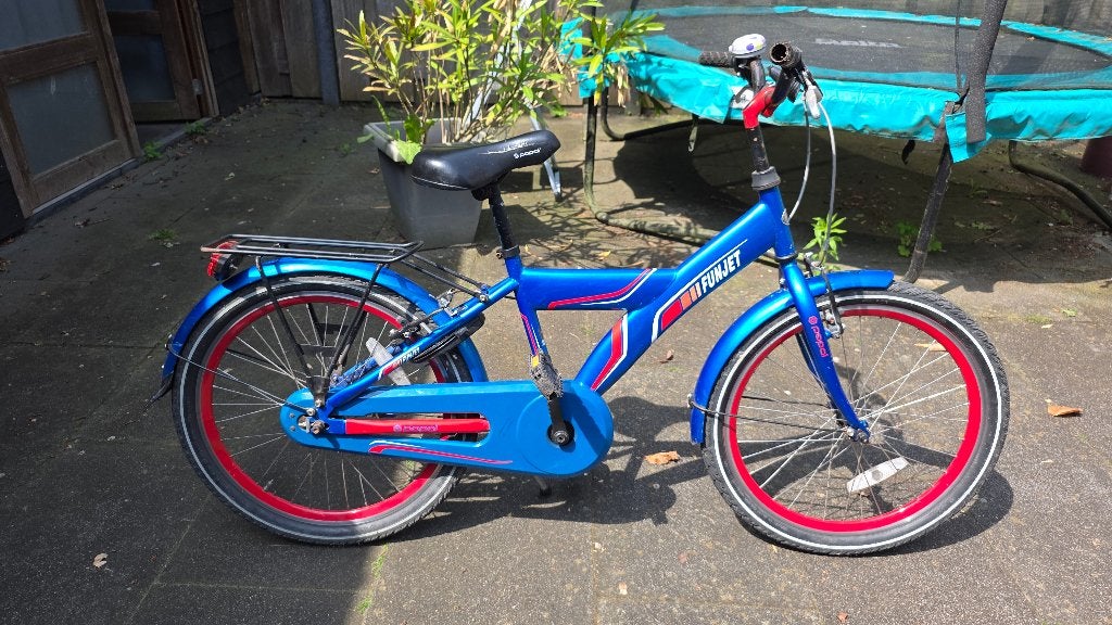 Popal Funjet 22 inch jongensfiets, Fietsen en Brommers, Fietsen | Jongens, Ophalen, Terugtraprem, 22 inch, Gebruikt