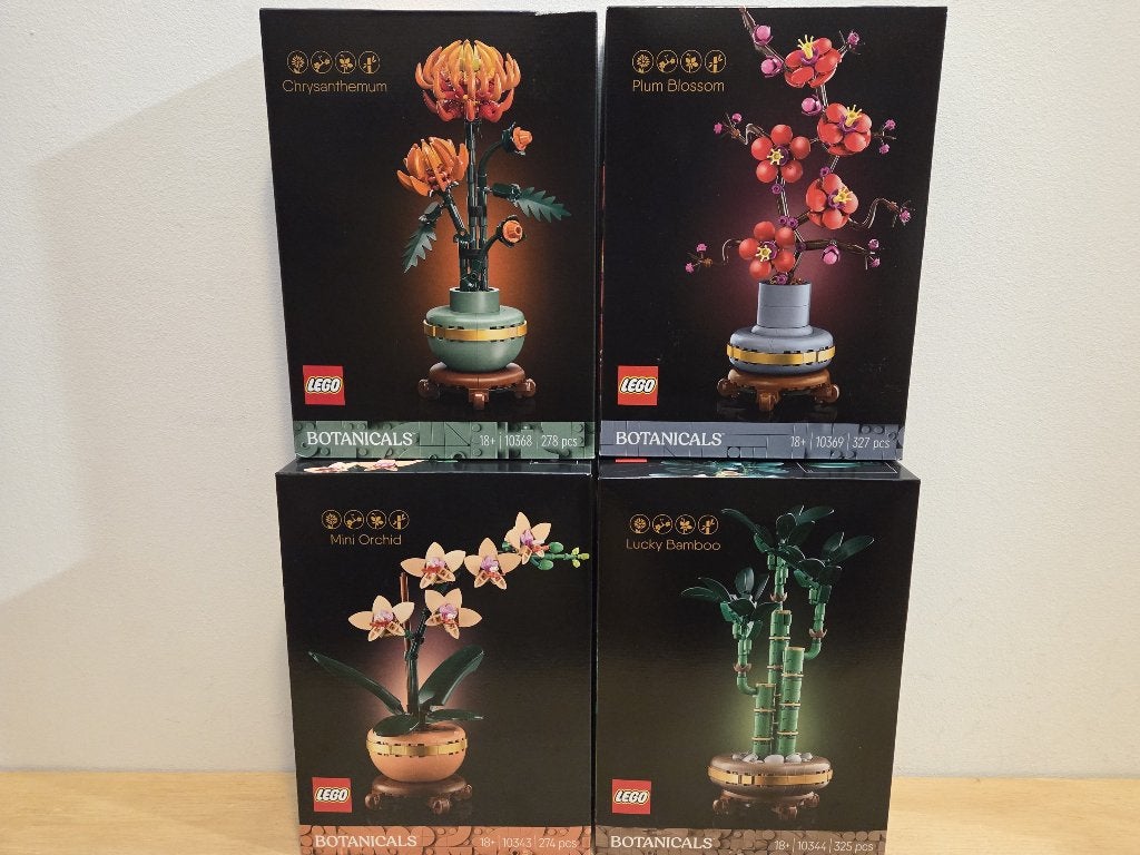 (GESEALD) Lego Botanicals 10343, 10344, 10368 & 10369, Ongeopend/sealed, Lego, Nieuw, Ophalen of Verzenden