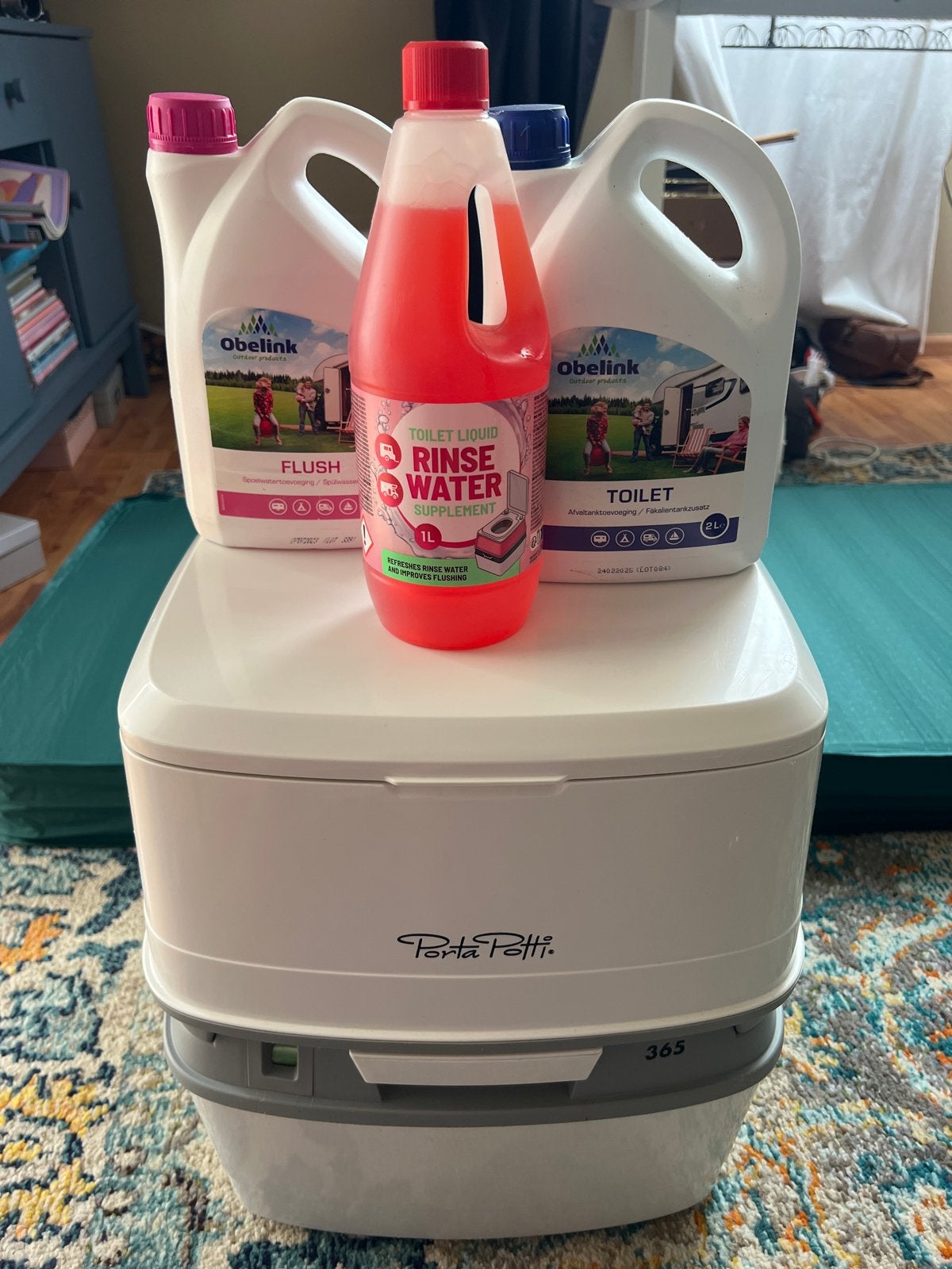 Porta Potti 365 met navulling - nette staat, Ophalen of Verzenden, Gebruikt