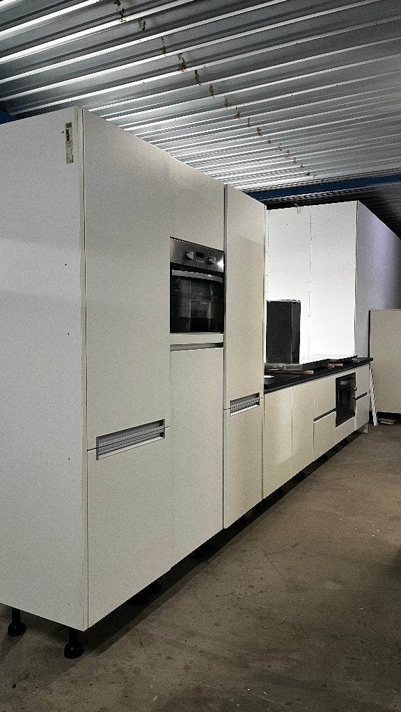 Keuken Compleet met APP 120Keukens op voorraad Nr. 2977, Huis en Inrichting, Ophalen, Zo goed als nieuw, Enkelwandige keuken, Greeploos