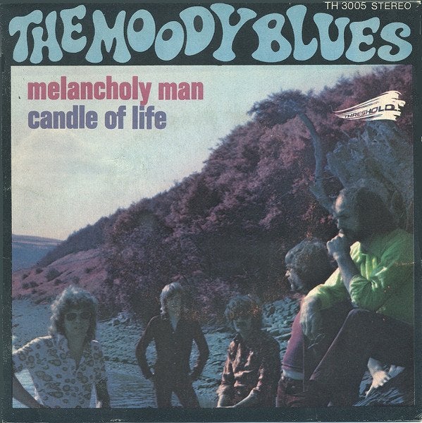 FRANSE SINGLE The Moody Blues Melancholy Man JUKEBOX, Verzenden, 7 inch, Zo goed als nieuw, Pop