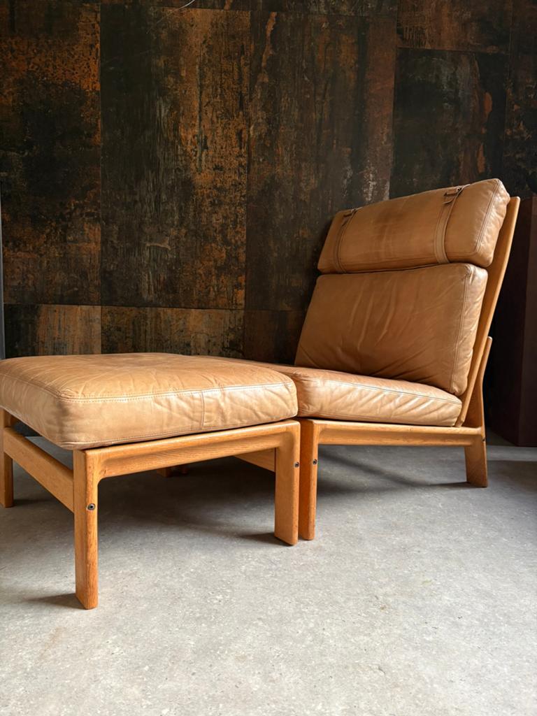 Deens design lounge fauteuil “Komfort”, Huis en Inrichting, Fauteuils, Ophalen, Zo goed als nieuw, 75 tot 100 cm, 50 tot 75 cm