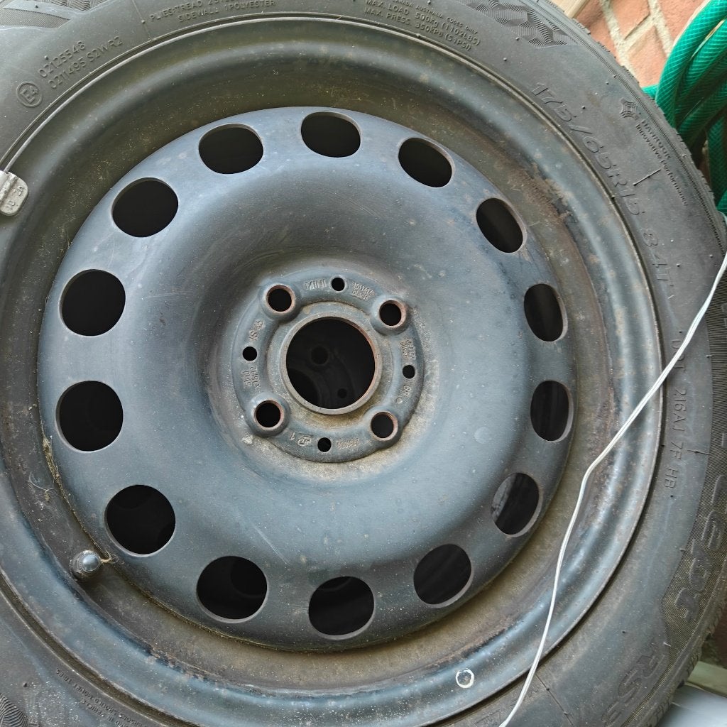 Stalen velgen Mini 4x100, Gebruikt, 15 inch, Velg(en), 175 mm