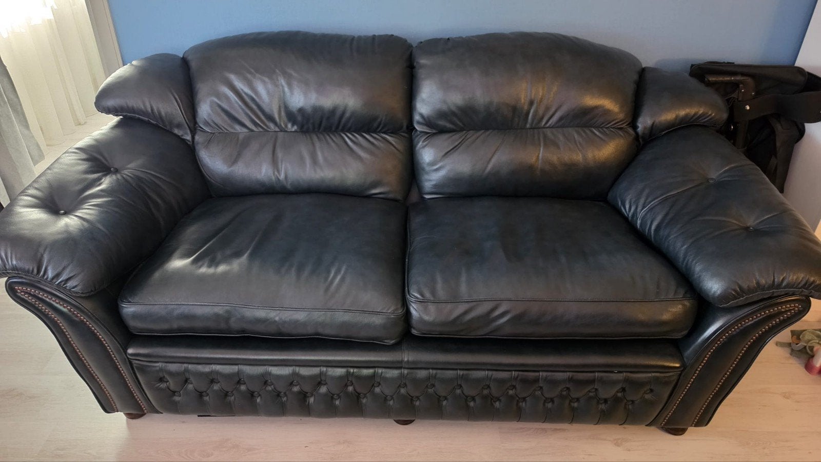 Originele Springvale Leather Chesterfield Set uit 2014!