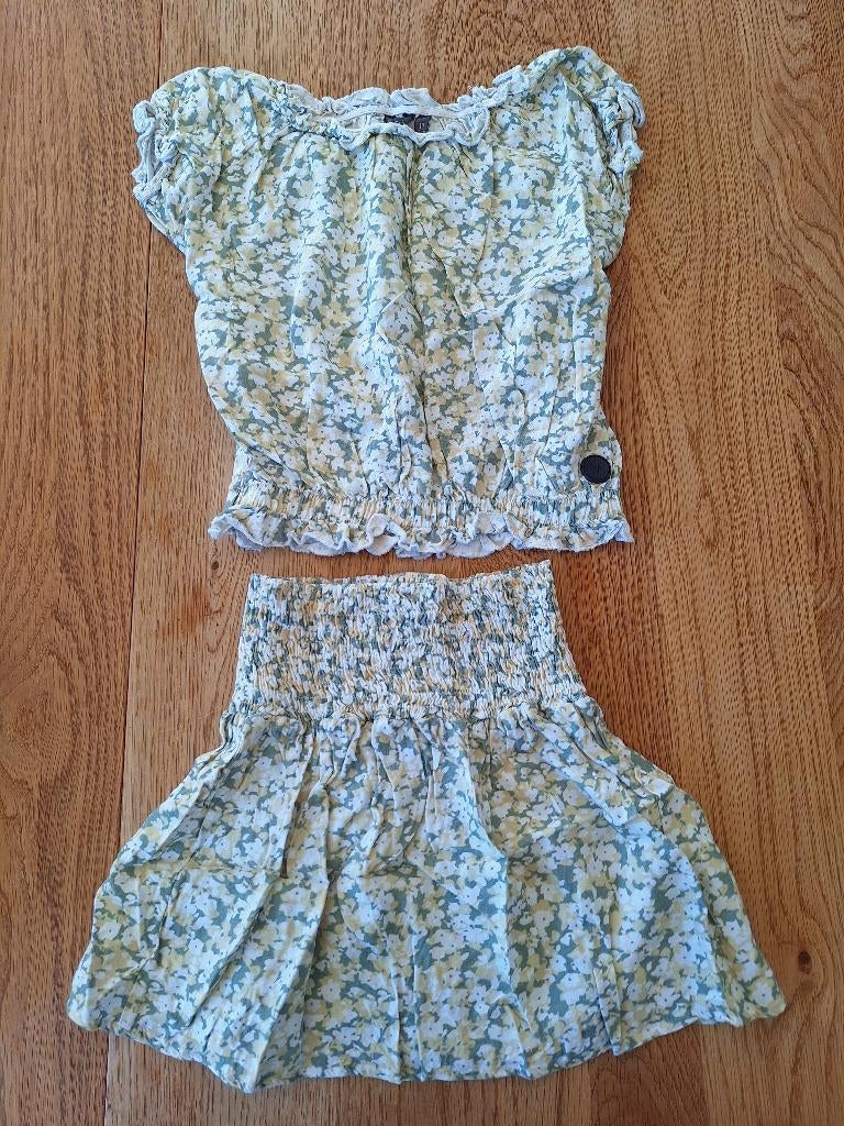 Zomers setje - rokje + shirt - Levv Girls - maat 134 / 140, Kinderen en Baby's, Kinderkleding | Maat 134, Meisje, Ophalen of Verzenden
