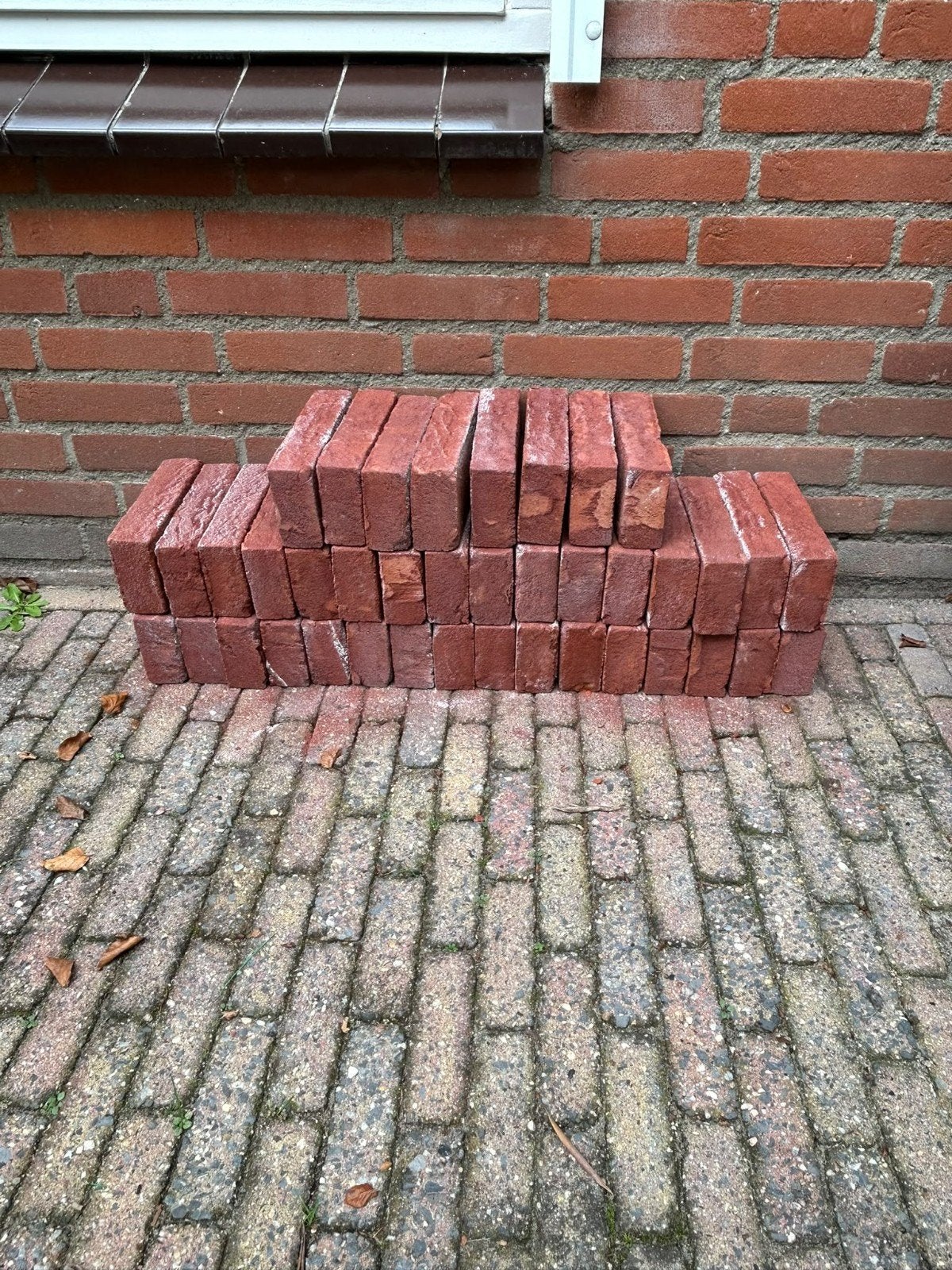 Ongebruikte rode metselstenen - 40 stuks, Ophalen, Nieuw, Bakstenen