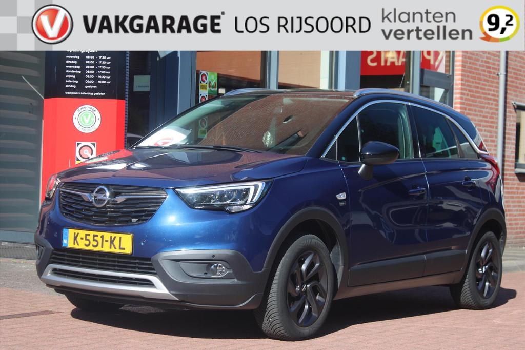 OPEL Crossland X 1.2 Turbo *2020* | Carplay | Camera | Cruis, Auto's, Parkeersensor, Gebruikt, 1199 cc, Blauw