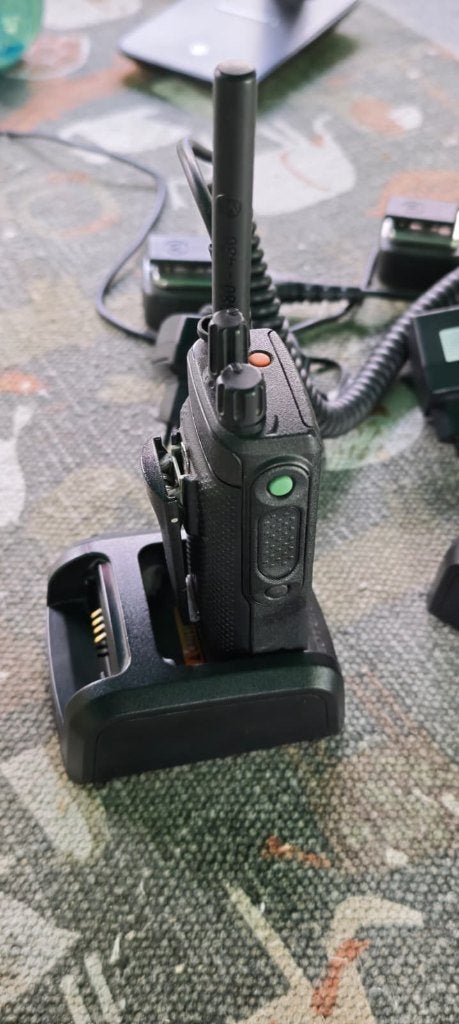 Motorola MTP3100-MTP3200, Telecommunicatie, Portofoons en Walkie-talkies, Ophalen, 15 km of meer, Zo goed als nieuw, Portofoon of Walkie-talkie