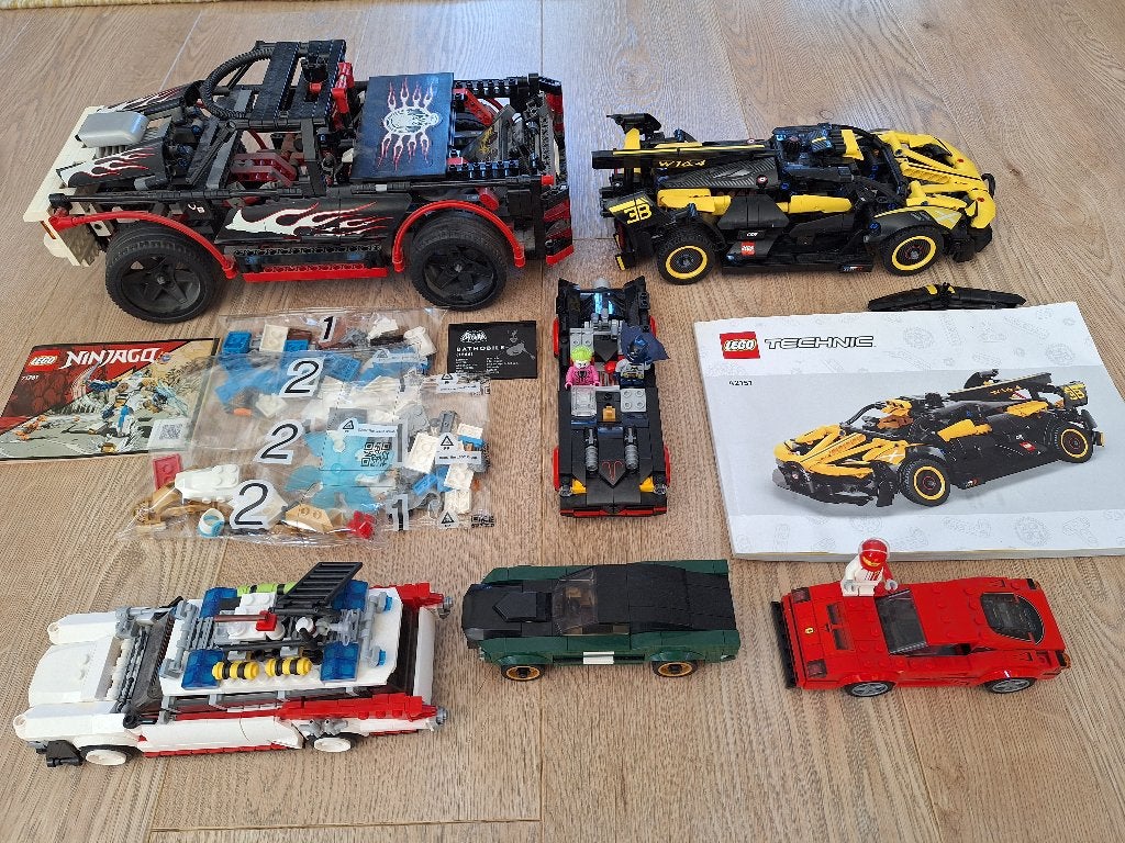 Partij Lego en Technic Lego 71761, 42151, 76188, 75884, 8682