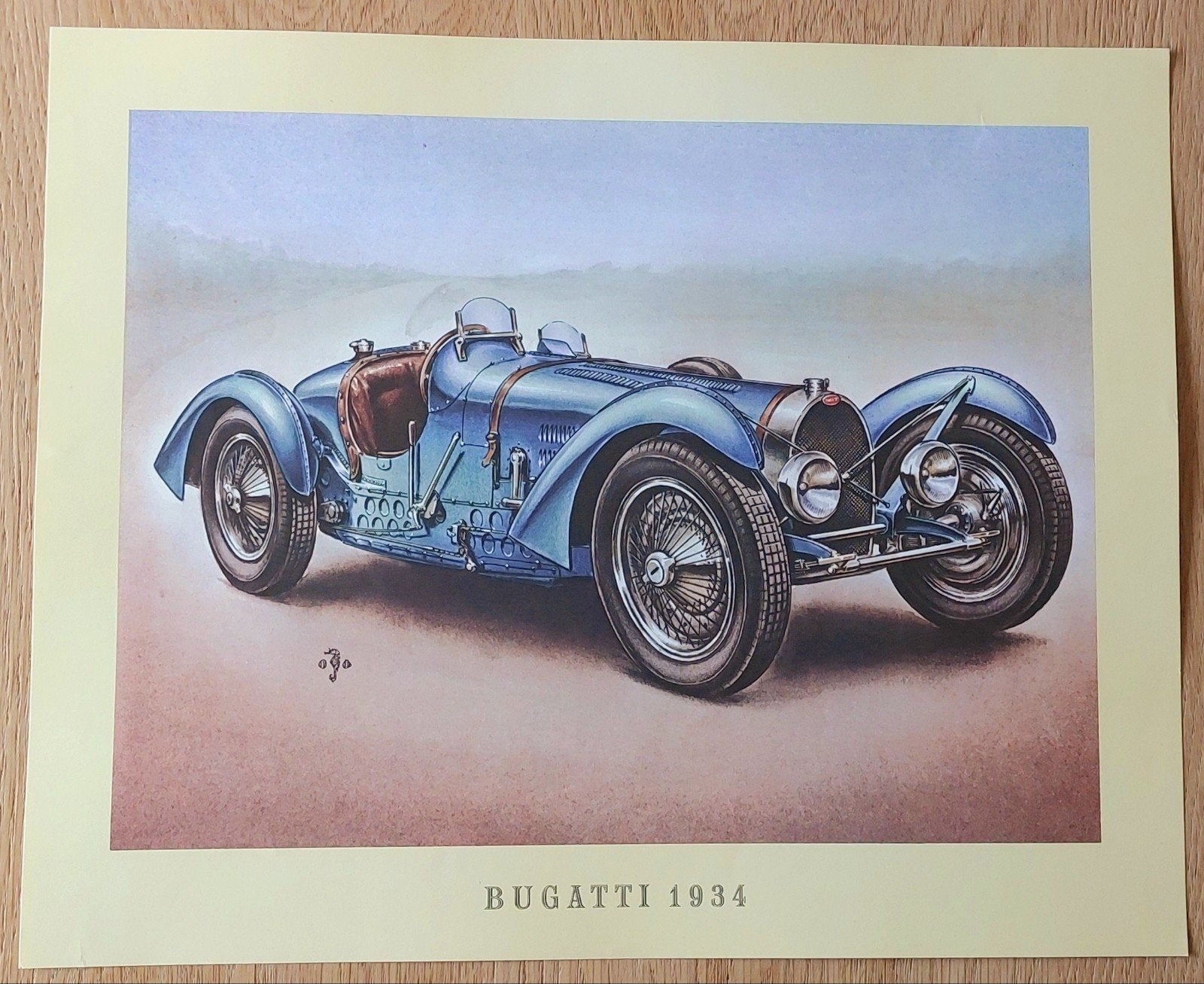 20 Lithografieen auto- sportwagens .. Piet Olyslager, Ophalen of Verzenden