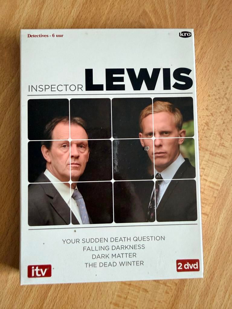 Inspector Lewis - Detectives - 2 DVD Boxset, Boxset, Ophalen of Verzenden, Zo goed als nieuw, Vanaf 12 jaar
