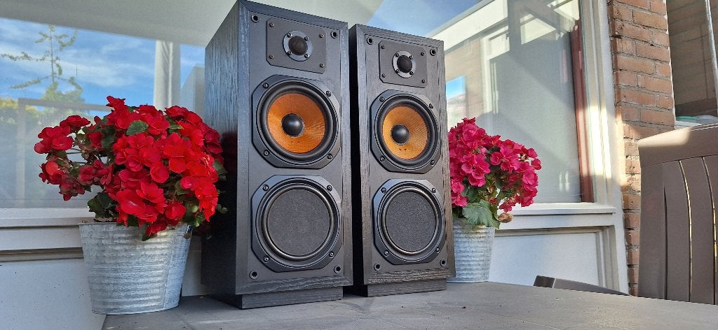 vintage BNS Quintet 1986, Audio, Tv en Foto, Luidsprekers, Gebruikt, 60 tot 120 watt, Boekenplank luidspreker, Ophalen