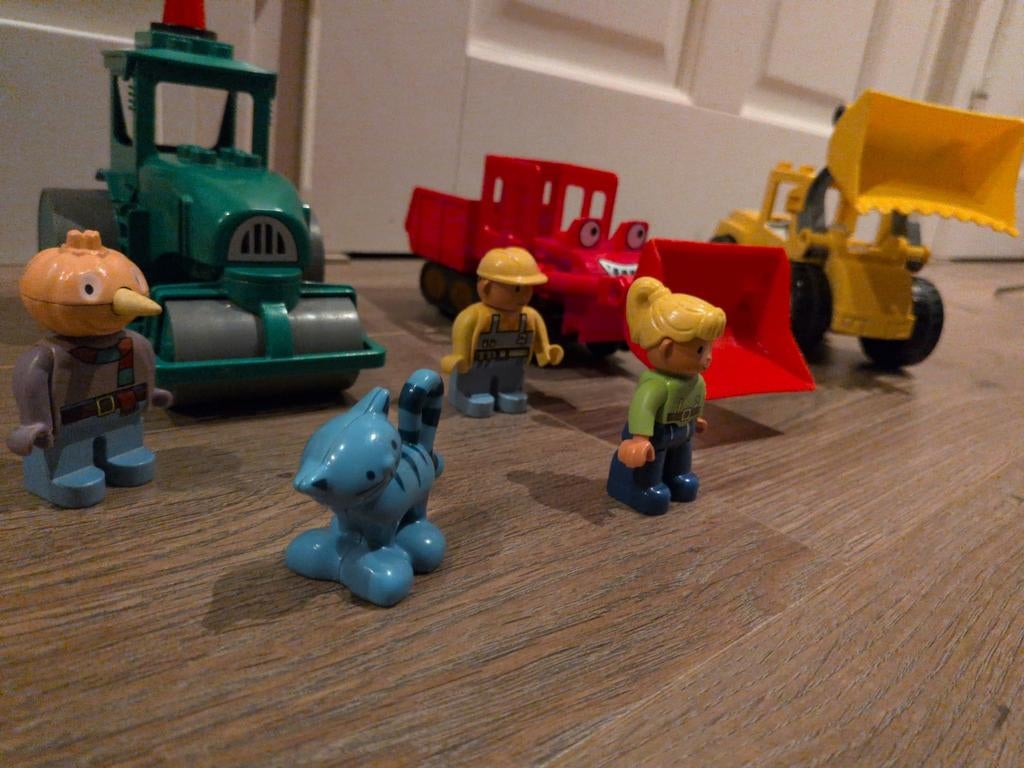 Leuk set bob de bouwer Duplo!, Gebruikt, Ophalen of Verzenden, Duplo, Inclusief minifiguren