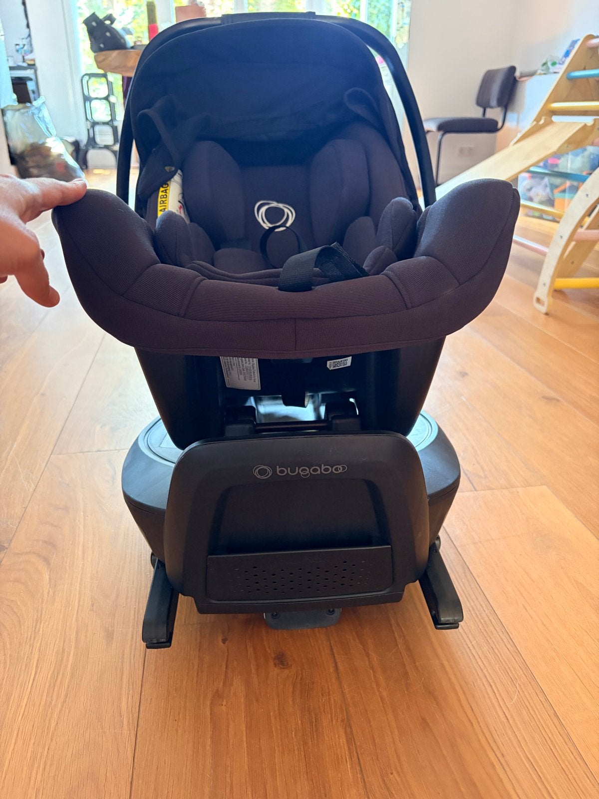 Bugaboo Nuna maxi-cosi met isofix base, Zijbescherming, Zo goed als nieuw, Isofix, 0 t/m 13 kg