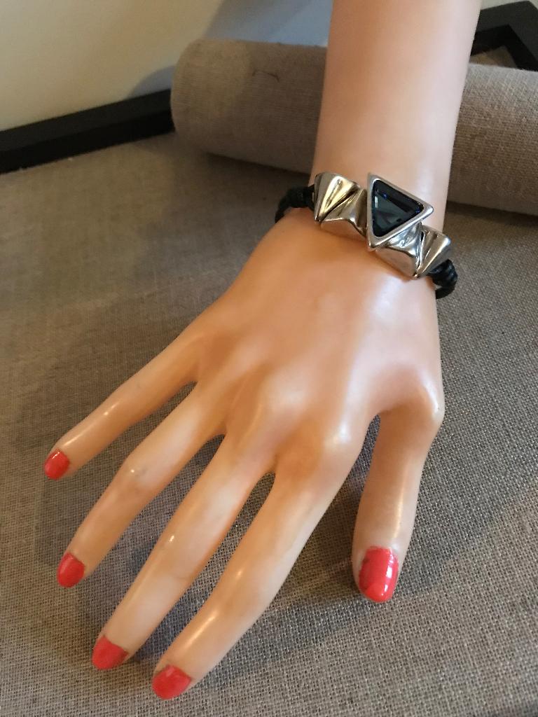 Uno de 50 Armband (187) Keita, Sieraden, Tassen en Uiterlijk, Armbanden, Nieuw, Overige materialen, Zilver, Met kristal, Ophalen of Verzenden