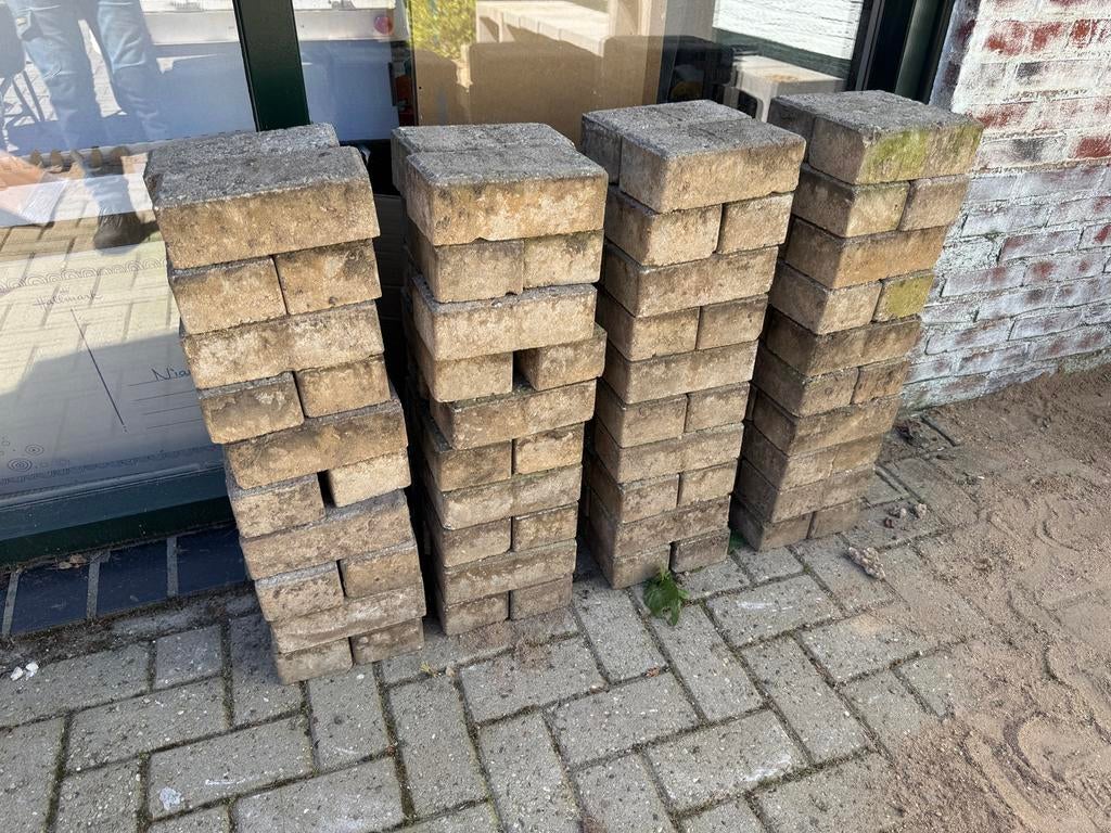 80 klinkers (21x10x6,5cm), Ophalen, Gebruikt, Klinkers, Minder dan 5 m²