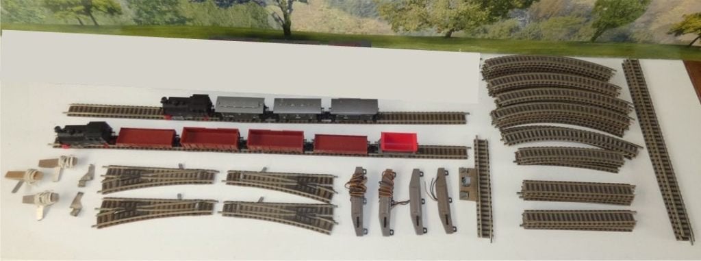Fleischmann N Piccolo 2 treinsets m. profi-rails, wissels ea, Hobby en Vrije tijd, Gelijkstroom, Fleischmann, Ophalen of Verzenden