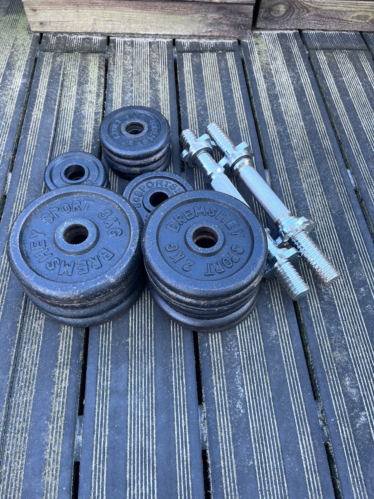 Gewichten halters dumbbells, Ophalen, Gebruikt, Dumbbell
