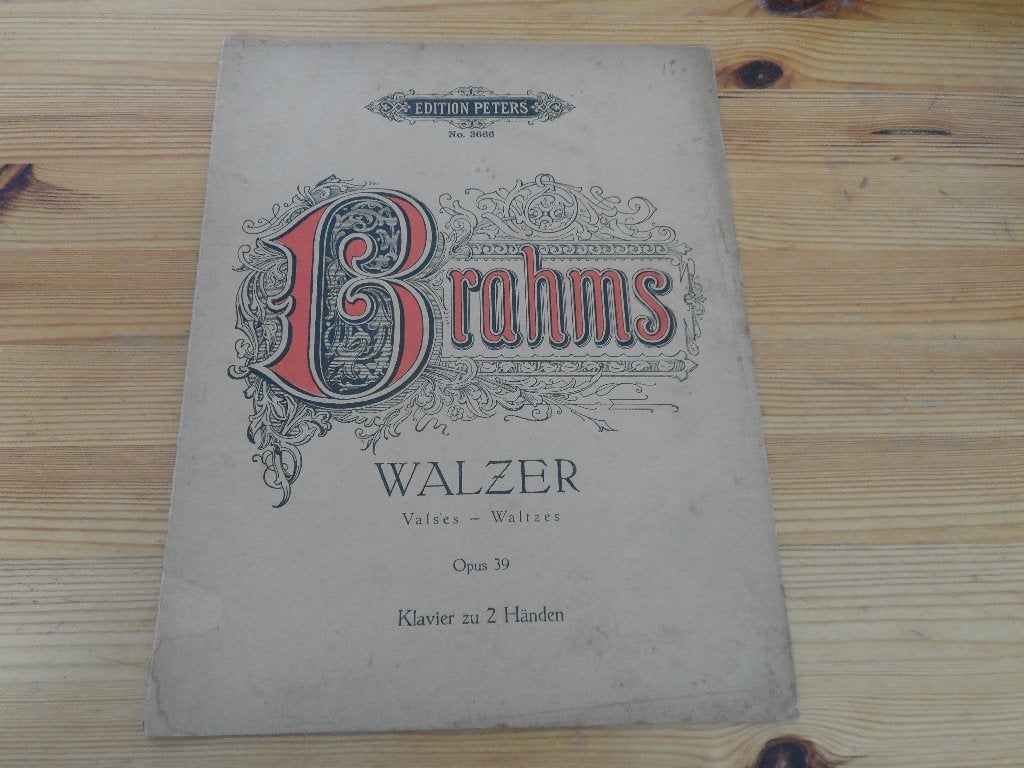 Brahms - walzer op. 39, Gebruikt, Klassiek, Ophalen of Verzenden, Artiest of Componist
