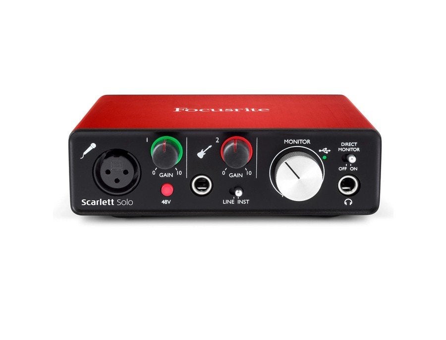 Focusrite Scarlett Solo Audio Interface, Muziek en Instrumenten, Ophalen of Verzenden