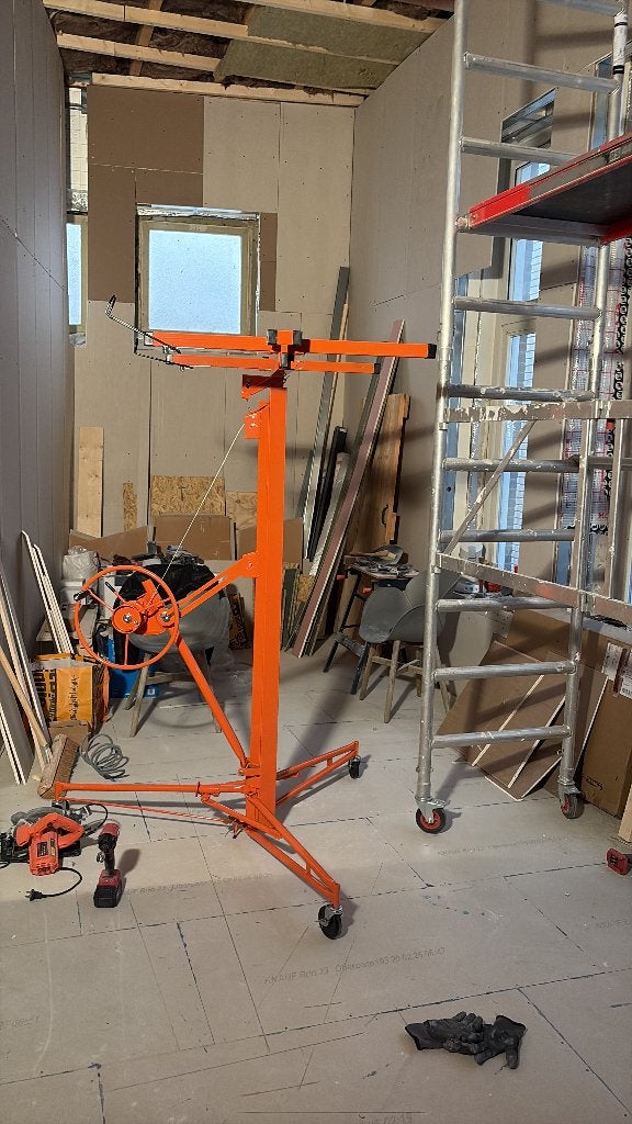 Gips platenlift 4,9m, Ophalen, Zo goed als nieuw, Handmatig