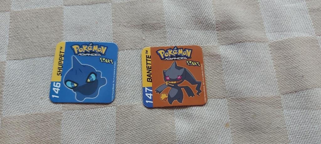 magneten speelgoed pokemon panini staks Shuppet Banette, Ophalen of Verzenden, Nieuw